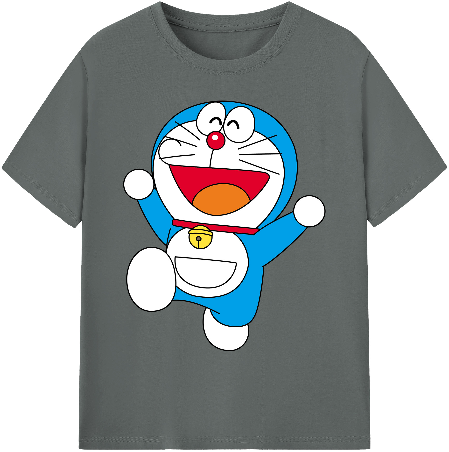 （画像用） ドラえもん Doraemon 綿100％ メンズ半袖Tシャツ｜肌触りやわらか＆通気性